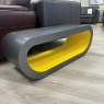 Neo Grey and Yellow - Coffee or Media Unit Neo Grey and Yellow - Coffee or Media Unit