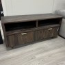 LINEO Living - Dark Wood TV Unit LINEO Living - Dark Wood TV Unit
