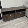 LINEO Living - Dark Wood TV Unit LINEO Living - Dark Wood TV Unit