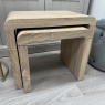 Havana Nest of 2 Tables - Oak Style Finish Havana Nest of 2 Tables - Oak Style Finish