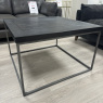 Tate Coffee Table - Black Rustic Wood Tate Coffee Table - Black Rustic Wood