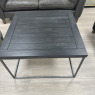 Tate Coffee Table - Black Rustic Wood Tate Coffee Table - Black Rustic Wood