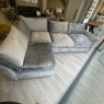 CHARLIE Corner Sofa in Berber Steel Fabric CHARLIE Corner Sofa in Berber Steel Fabric