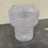 Lilac Ribbed Vase Lilac Ribbed Vase