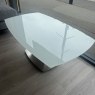 Olivia Coffee Table - White Glass Olivia Coffee Table - White Glass