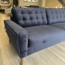 Tivoli RHF Cornersofa in Navy Velvet Fabric Tivoli RHF Cornersofa in Navy Velvet Fabric