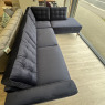 Tivoli RHF Cornersofa in Navy Velvet Fabric Tivoli RHF Cornersofa in Navy Velvet Fabric