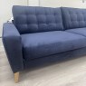 Tivoli RHF Cornersofa in Navy Velvet Fabric Tivoli RHF Cornersofa in Navy Velvet Fabric