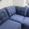 Tivoli RHF Cornersofa in Navy Velvet Fabric Tivoli RHF Cornersofa in Navy Velvet Fabric