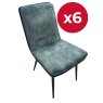 Set of 6 Jimmy - Teal Dining Chairs Set of 6 Jimmy - Teal Dining Chairs