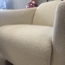 Calia Italia - Hotel Chair with Swivel - Teddy Ivory Fabric Calia Italia - Hotel Chair with Swivel - Teddy Ivory Fabric