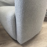 Calia Italia - Hotel Chair with Swivel - Teddy Platinum Fabric Calia Italia - Hotel Chair with Swivel - Teddy Platinum Fabric