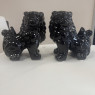 Pair of Glazed Ceramic Foo Dogs Pair of Glazed Ceramic Foo Dogs