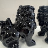 Pair of Glazed Ceramic Foo Dogs Pair of Glazed Ceramic Foo Dogs