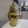 Medium Gold Ceramic Ginger Jar Medium Gold Ceramic Ginger Jar