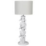 White Monkey No Evil Stacked Lamp White Monkey No Evil Stacked Lamp