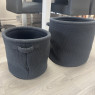 Calligaris Storage Baskets - Set of 2 - Anthracite Calligaris Storage Baskets - Set of 2 - Anthracite