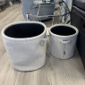 Calligaris Set of 2 Basket in Natural Calligaris Set of 2 Basket in Natural