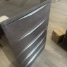 Platinum Night - 5 Drawer Tall Chest Platinum Night - 5 Drawer Tall Chest