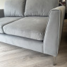 Elliott Medium Sofa - Grey Velvet Fabric Elliott Medium Sofa - Grey Velvet Fabric