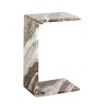 Tovek - Brown Marble Side Table Tovek - Brown Marble Side Table