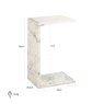 Tovek - Grey Marble Side Table Tovek - Grey Marble Side Table