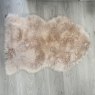 Faux Sheepskin Rug - Blush Pink Faux Sheepskin Rug - Blush Pink