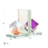 Blocks - Glass Bookends Blocks - Glass Bookends