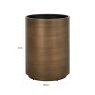 Dira - Large Brushed Gold Planter Dira - Large Brushed Gold Planter