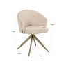 Zendaya - Swivel Chair Biscotti Zendaya - Swivel Chair Biscotti