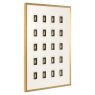 Block Bear - Gold Wall Art Block Bear - Gold Wall Art
