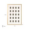 Block Bear - Gold Wall Art Block Bear - Gold Wall Art