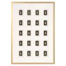 Block Bear - Gold Wall Art Block Bear - Gold Wall Art