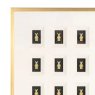 Block Bear - Gold Wall Art Block Bear - Gold Wall Art