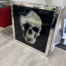Crystal Skull Black & Mirror Artwork Crystal Skull Black & Mirror Artwork