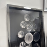 Chrome Bubbles - Framed Artwork with Black Nickle Frame Chrome Bubbles - Framed Artwork with Black Nickle Frame