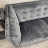 City Cornersofa - RHF Grey Velvet Fabric City Cornersofa - RHF Grey Velvet Fabric