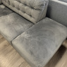 City Cornersofa - RHF Grey Velvet Fabric City Cornersofa - RHF Grey Velvet Fabric