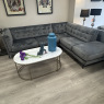 City Cornersofa - RHF Grey Velvet Fabric City Cornersofa - RHF Grey Velvet Fabric