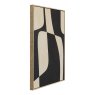 Classic Shape Blacky - Framed Canvas Classic Shape Blacky - Framed Canvas