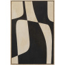 Classic Shape Blacky - Framed Canvas Classic Shape Blacky - Framed Canvas