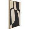 Classic Shape Blacky - Framed Canvas Classic Shape Blacky - Framed Canvas
