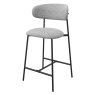Amalfi - Counter Stool Earthy Grey Fabric Amalfi - Counter Stool Earthy Grey Fabric