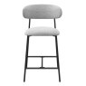 Amalfi - Counter Stool Earthy Grey Fabric Amalfi - Counter Stool Earthy Grey Fabric