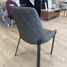 Calabria Dining Chairs - Set of 6 - Grey PU Calabria Dining Chairs - Set of 6 - Grey PU