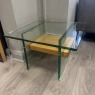 Multi - Glass & Solid Oak Table Multi - Glass & Solid Oak Table