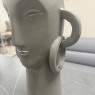 Grey Cement Face with Earrings Vase Grey Cement Face with Earrings Vase