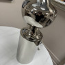 XL Nickel Finial Table Lamp with Linen Shade XL Nickel Finial Table Lamp with Linen Shade