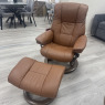 Stressless - Mayfair Chair & Stool - Classic Base - Small Stressless - Mayfair Chair & Stool - Classic Base - Small