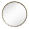 Foyle - Round Mirror Silver Finish Foyle - Round Mirror Silver Finish